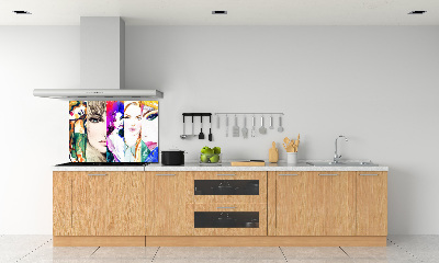 Panneau crédence cuisine Portraits de femmes