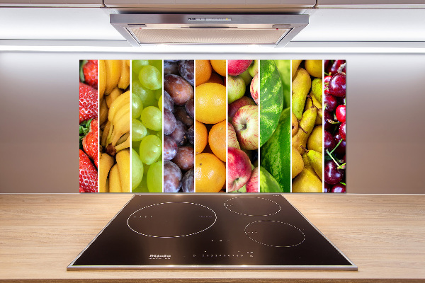 Verre pour crédence Fruits