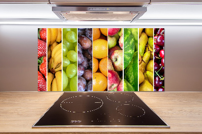 Verre pour crédence Fruits