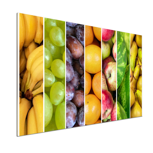 Verre pour crédence Fruits