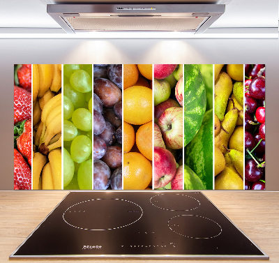 Verre pour crédence Fruits
