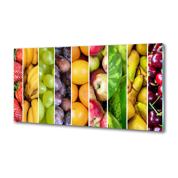 Verre pour crédence Fruits