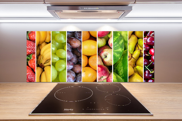 Verre pour crédence Fruits