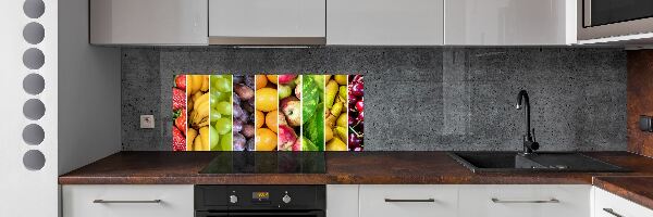 Verre pour crédence Fruits