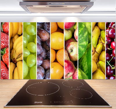 Verre pour crédence Fruits