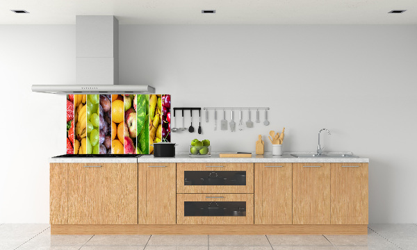 Verre pour crédence Fruits