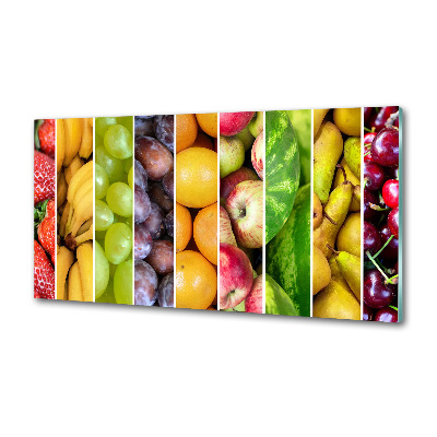 Verre pour crédence Fruits