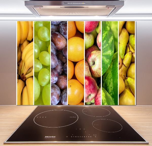 Verre pour crédence Fruits