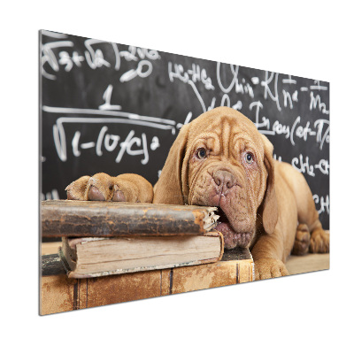 Crédence en verre avec motif Livre sur les morsures de chien