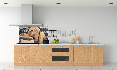 Crédence en verre avec motif Livre sur les morsures de chien