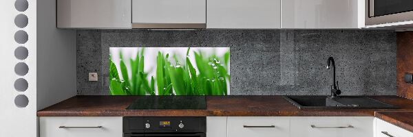 Crédence en verre cuisine Tiges d'herbe