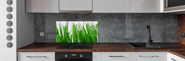 Crédence en verre cuisine Tiges d'herbe