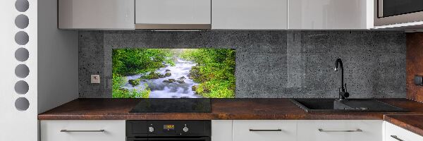 Crédence de cuisine en verre Rivière de montagne