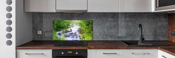 Crédence de cuisine en verre Rivière de montagne