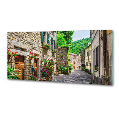 Verre pour crédence Ruelle de charme