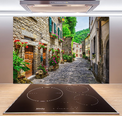 Verre pour crédence Ruelle de charme
