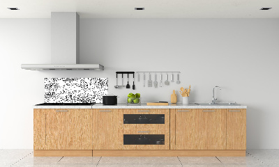 Crédence de cuisine Design floral
