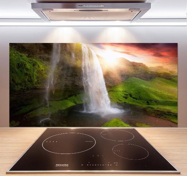 Panneaux muraux cuisine Chute d'eau