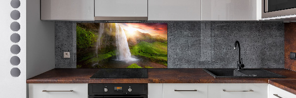 Panneaux muraux cuisine Chute d'eau