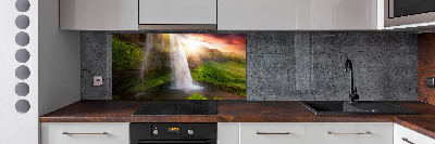 Panneaux muraux cuisine Chute d'eau