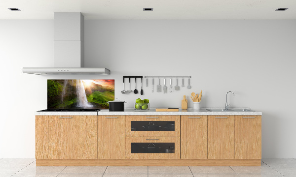 Panneaux muraux cuisine Chute d'eau