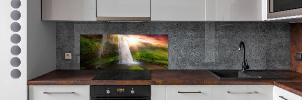 Panneaux muraux cuisine Chute d'eau
