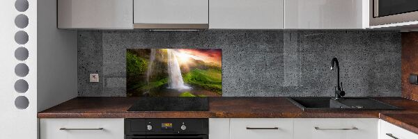 Panneaux muraux cuisine Chute d'eau