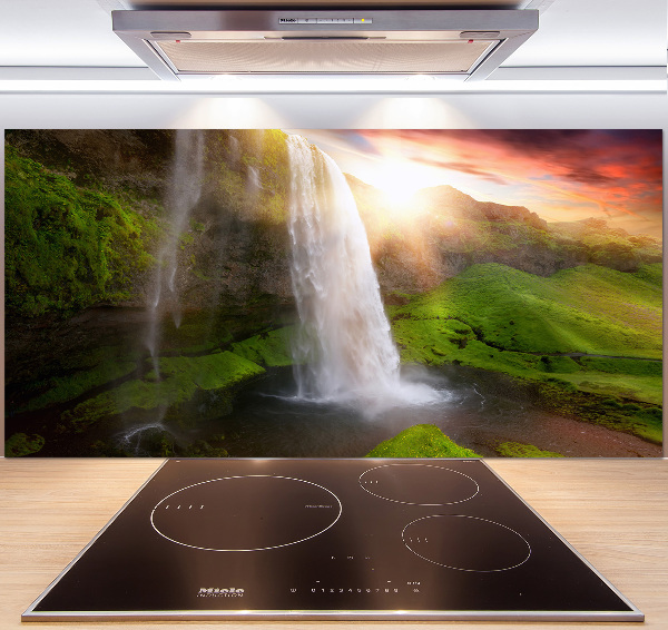 Panneaux muraux cuisine Chute d'eau