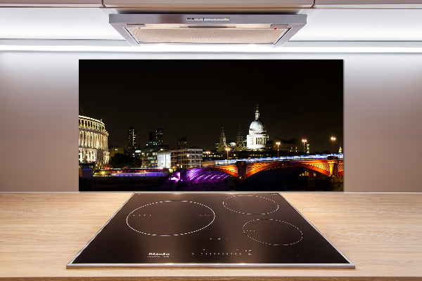 Crédence de cuisine en verre Pont de nuit