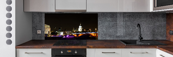 Crédence de cuisine en verre Pont de nuit