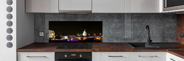 Crédence de cuisine en verre Pont de nuit