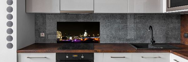Crédence de cuisine en verre Pont de nuit