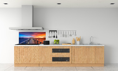 Crédence de cuisine Pont en bois