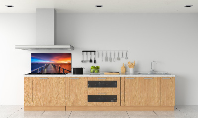 Crédence de cuisine Pont en bois