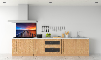 Crédence de cuisine Pont en bois