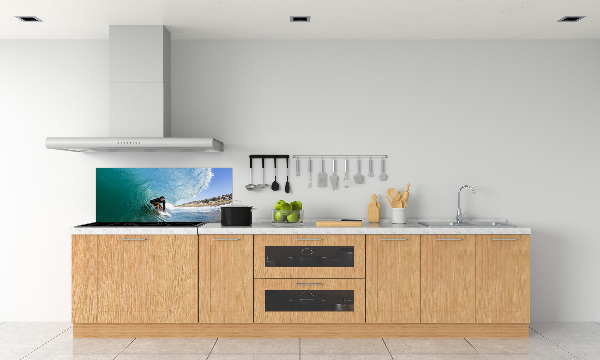 Panneau crédence cuisine Surfeur sur une vague