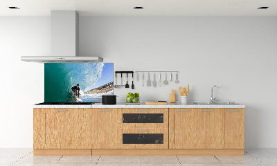 Panneau crédence cuisine Surfeur sur une vague
