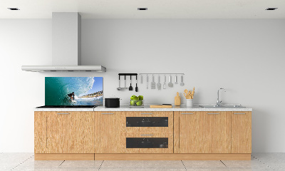 Panneau crédence cuisine Surfeur sur une vague