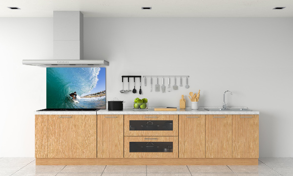 Panneau crédence cuisine Surfeur sur une vague