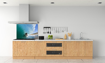 Panneau crédence cuisine Surfeur sur une vague