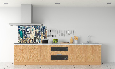Crédence cuisine en verre trempé Manhattan NY