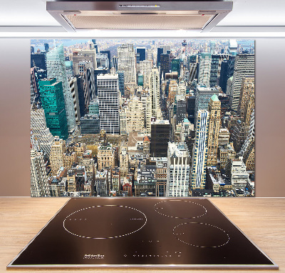 Crédence cuisine en verre trempé Manhattan NY