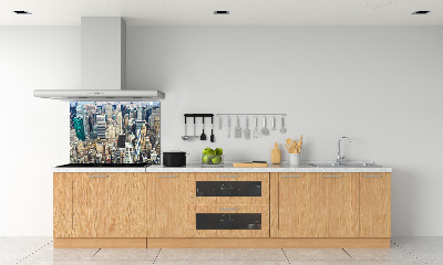 Crédence cuisine en verre trempé Manhattan NY