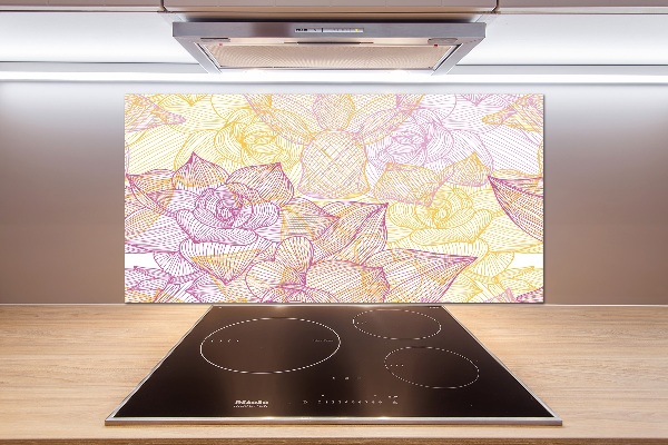 Panneau pour cuisine Motif floral