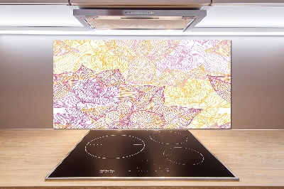Panneau pour cuisine Motif floral