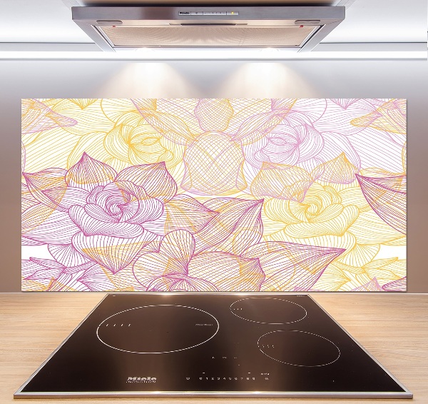 Panneau pour cuisine Motif floral