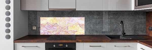 Panneau pour cuisine Motif floral