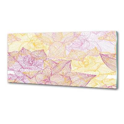 Panneau pour cuisine Motif floral