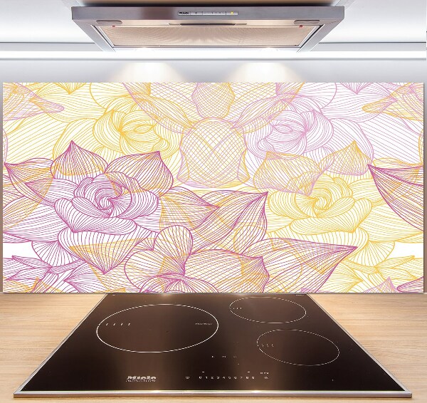 Panneau pour cuisine Motif floral