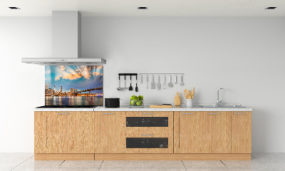 Crédence en verre avec motif Pont de Brooklyn